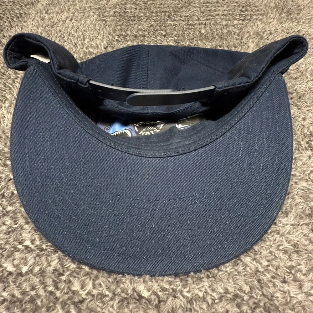 Findlay Hats Baseball Cap Unisex One Size Fits Most Navy Blue Embroidered Rope